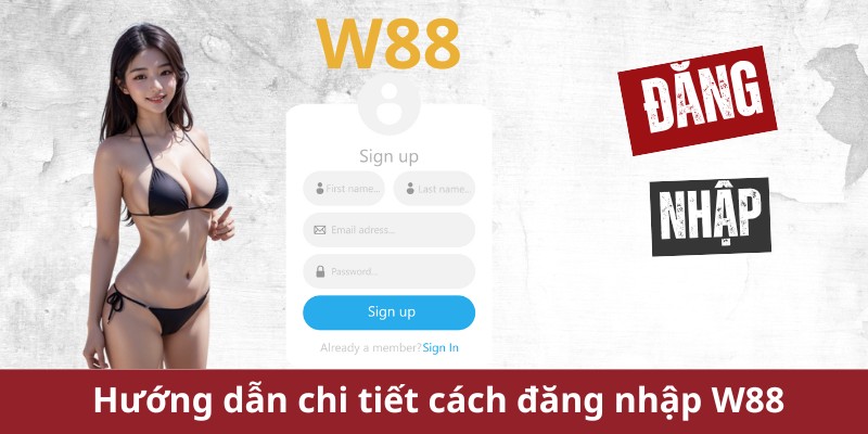 Hướng dẫn chi tiết Đăng nhập W88